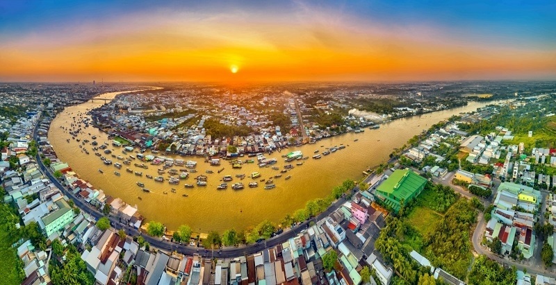 Nguồn nước lưu vực sông Cửu Long duy trì ổn định trong mùa cạn 2024–2025